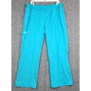 Cherokee Workwear Scrub Pants Women XL Cargo WW110 Stretch Comfort